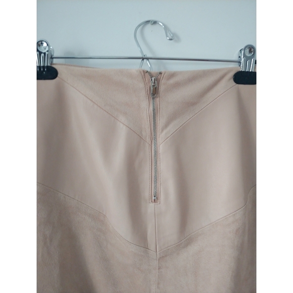 Zara Faux leather/suede Skirt - Picture 4 of 5